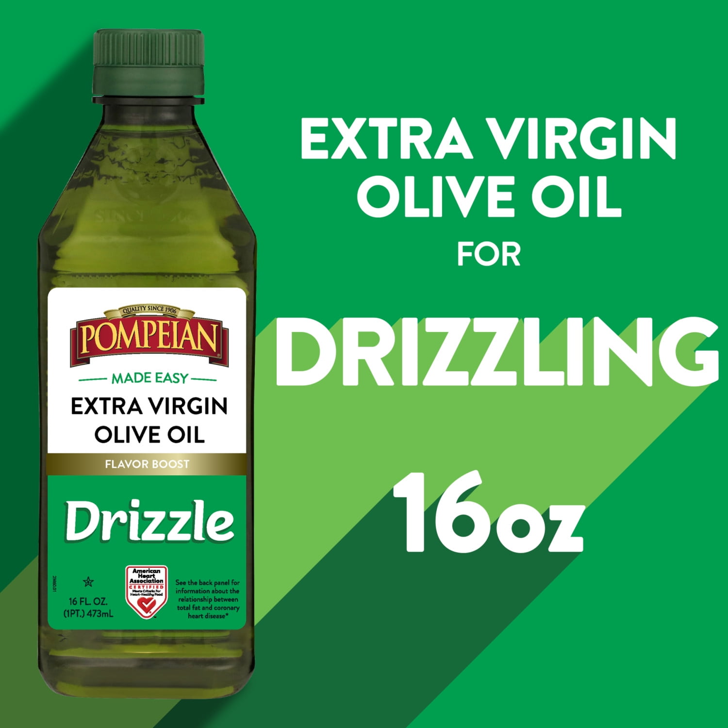 (6 pack) Pompeian Made Easy Drizzle Extra Virgin Olive Oil - 16 fl oz