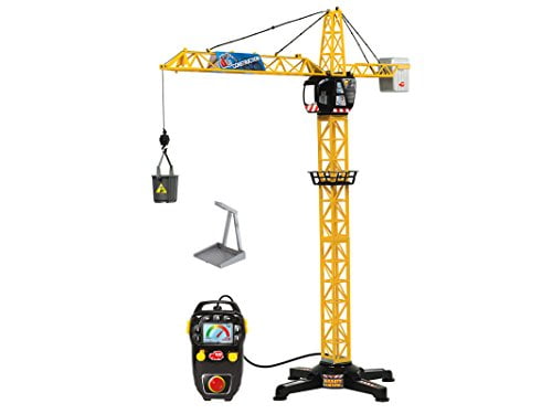 dickie toys mega crane remote control set with truck