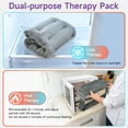 thumbnail image 2 of Microwave Heating Pad for Back, Waist, Leg, Period Cramps Heat Pack Portale, Blue, 2 of 10