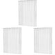 thumbnail image 1 of 3 Piezas 180cmx180cm Cortina de Ducha Impermeable de Plástico Peva Transparente Blanco Claro Cortina de Baño Cortina de Baño de Lujo con Ganchos, 1 of 5