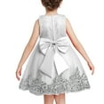 thumbnail image 3 of Juslio Dresses Girls Round Neck Kids Flower Clothing Sleeveless Girls Dress, 3 of 5