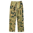 thumbnail image 6 of Dwelliawo Camo Sweatpants for Men Lounge Loose Drawstring Straight Leg Running Casual Sweatpants Workout Pants with Pockets Light Green S, 6 of 7