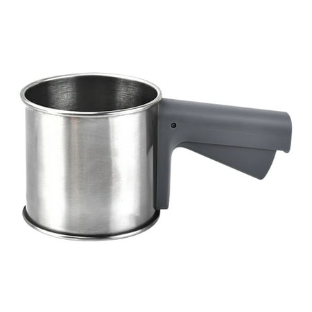 

Ekeka New Arrivals 3 Cup Coffee Powder For Baking proof Stainless Steel Flour Sifter Fine Mesh
