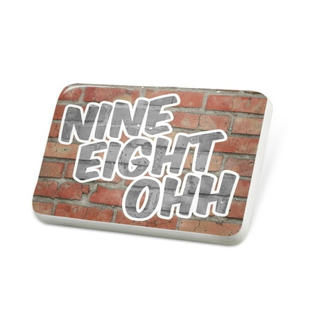 Porcelein Pin 980 Denver, NC brick Lapel Badge – NEONBLOND