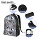 thumbnail image 5 of Easygdp Cute Dog Faces Mochila Versátil y Elegante: Comodidad, Almacenaje y Durabilidad para la Universidad, Trabajo, Viajes y Uso Diario, 5 of 8