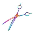 thumbnail image 5 of Professional Pets Grooming Scissors 7 Inch Down Curved Chunker Stainless Steel Hair Cutting Hair Trimming Tool Dog Scissors for Grooming for Dogs Cats Salon Household, 5 of 9