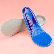 Insoles Shoe Inserts Gel Shoes Silicone Insole Absorbing Pads Foot Men Sole Sports Cushion Breathable Flat Feet Arch Non