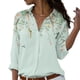 thumbnail image 2 of Blusa abotonada, blusa abotonada para mujer Camisa abotonada para mujer Blusa para mujer Elaborada por expertos, 2 of 5