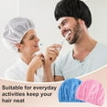 thumbnail image 6 of QZS 4 Pcs Mesh Sleep Bonnets,Breathable Shower Caps,Hair Nets Caps for Women,Reusable Multi-color Night Bonnets for Shower,Sleeping,Washing Face, 6 of 6