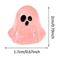 thumbnail image 3 of Mini Halloween Figurines 10pcs Glow in the Dark Ghosts, Cute Resin Ghost Decorations for Halloween Party, Holiday Props and Mini Ghost Ornaments for Indoor Halloween Decor, 3 of 5