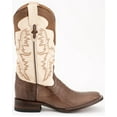 thumbnail image 2 of Ferrini Mens Nash Ostrich Embroidered Square Toe Cowboy  Mid Calf Boots, 2 of 7