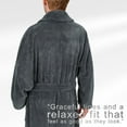 thumbnail image 6 of American Soft Linen Mens Bahrobe, Soft Absorbent Light Weight Cozy Fleece Robes for Men, 6 of 10