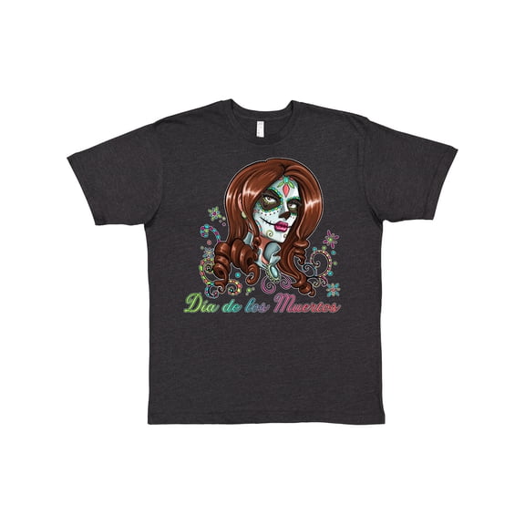 Inktastic Día De Los Muertos Woman in Sugar Skull Makeup T-Shirt