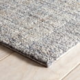 thumbnail image 3 of Dash & Albert Harris Hand Micro Hooked Wool Rug, 9' x 12', Blue/Brown, 3 of 7