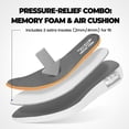 thumbnail image 7 of Wide Width Walking Shoes for Women Adjustable Hook and Loop Strap Slip On Breathable Low Seam Cushioned Non Slip Roomy Toe, 7 of 7