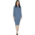 thumbnail image 2 of Women's Long Sleeve Comfy Cover-Up Midi Dress, 2 of 19