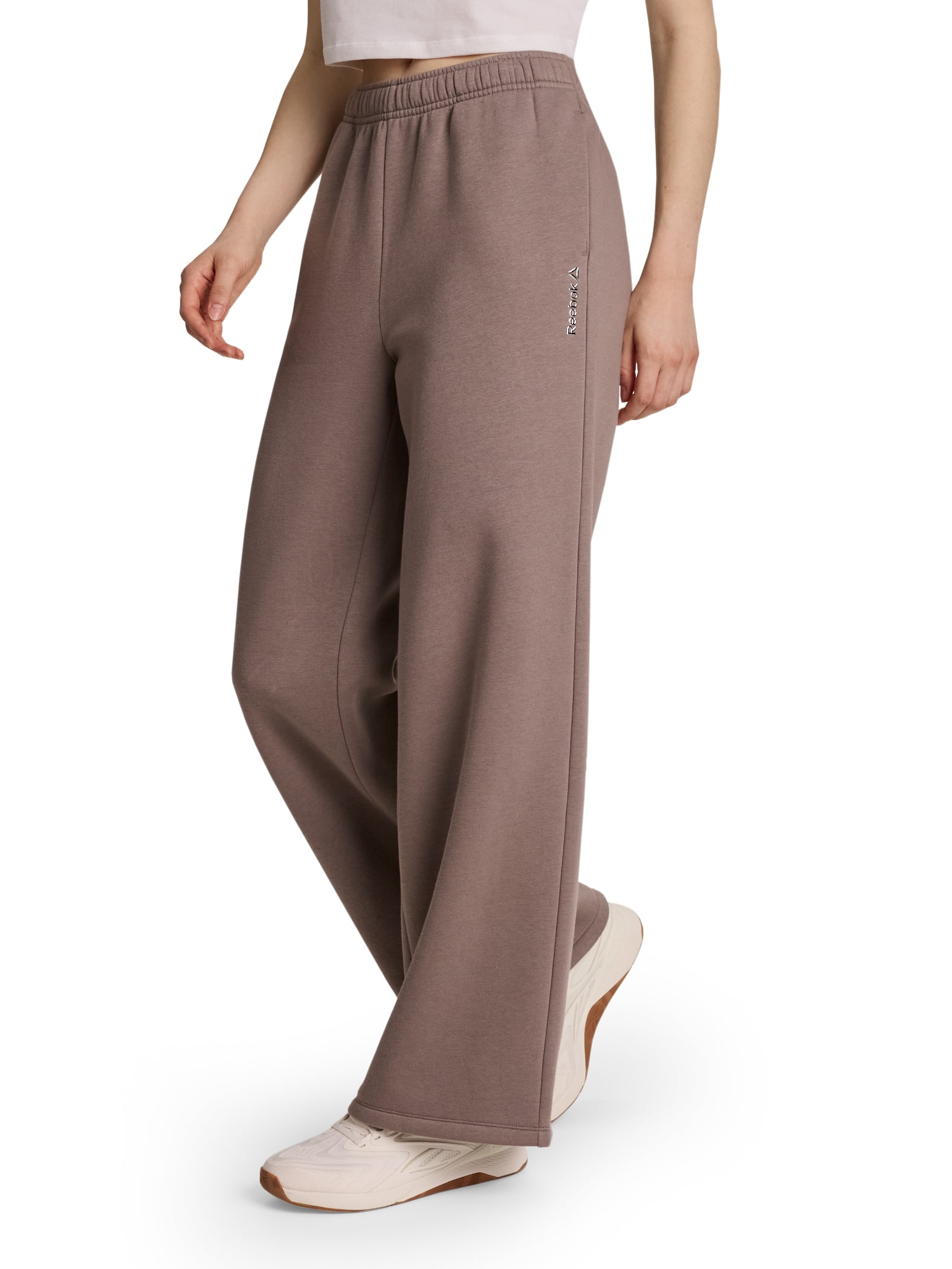 Reebok Women's and Women's Plus Game Day Fleece Wide Leg Pant, Sizes XS-4X