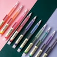 thumbnail image 1 of Xiao Hua 10 bolígrafos multicolor, tinta seca rápida, punta extra fina de 0,5 mm, bolígrafo de tinta de gel líquido directo, para escribir, dibujar y tomar notas., 1 of 4