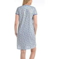 thumbnail image 4 of EZI Women’s Floral Short Sleeve Duster House Coat Dress, 4 of 5