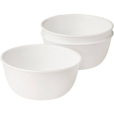 Corelle Livingware Winter Frost White 28-Oz Soup Bowl, Set of