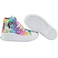 thumbnail image 5 of Tenis Niña Luces Led Botas Botin Moda Colores y Unicornio Urbano SCAPE M-345 TRANY BCO UNIC 16 cm., 5 of 5