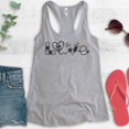 thumbnail image 2 of Love Nurse Tank Top, Ladies Racerback Tank, Nurse Tank, Nurse Appreciation Tank RN Tank Practitioner Tank, Heather Gray, X-Large, 2 of 3