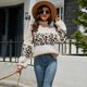 thumbnail image 5 of Gibobby Suéteres mujer, Suéter Sherpa con Cuello Alto Falso para Mujer Suéter para Mujer, ajuste casual, invierno(Beige,XG), 5 of 5