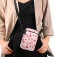 thumbnail image 4 of XYZCANDO Daisy Strawberry Cross Body Phone Purse for Womens Flower Small Messenger Handbag with Adjustable Shoulder Strap Casual Cellphone Case Over Shoulder Wallet for Travel Shop Work, 4 of 7