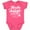 Retro Heather Pink, variant on Inktastic Florida is My Happy Place with Palm Trees Boys or Girls Baby Bodysuit
