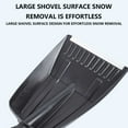 thumbnail image 4 of Snow Shovel for Car Driveway - 4 in 1 Survival Shovel with Aluminum Handle and Wide Ice Scrape, Lightweight Portable Adjustable Large Capacity Shovel Perfect for Garden, Camping, Emergency, 4 of 7