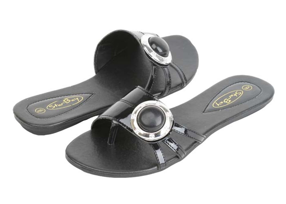 Starburst Crystal Slide Sandal main image 0
