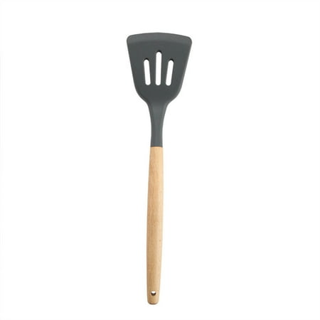 

Hesxuno Wooden Silicone Kitchen Utensil Nonstick Utensils Cooking Tool On Clearance