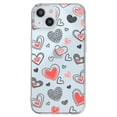 thumbnail image 1 of Funda Antigolpes Para iPhone 14 corazones, Uso Rudo, InstaCase  Protector para iPhone 14 antigolpes, Case anticaídas corazones, 1 of 4