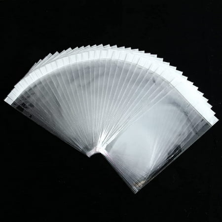 Pajean 100 Pieces Clear Wig Hair Extension Storage Bag Self Adhesive Straight Hair Packaging Bags Wigs Pajean 100 Pieces Clear Wig Hair Extension Storage Bag Self Adhesive Straight Hair Packaging Bags Wigs
