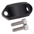 thumbnail image 2 of Motorcycle Master Cylinder Clamp Cover for 22mm Handlebar Supplies - Black, 2 of 4