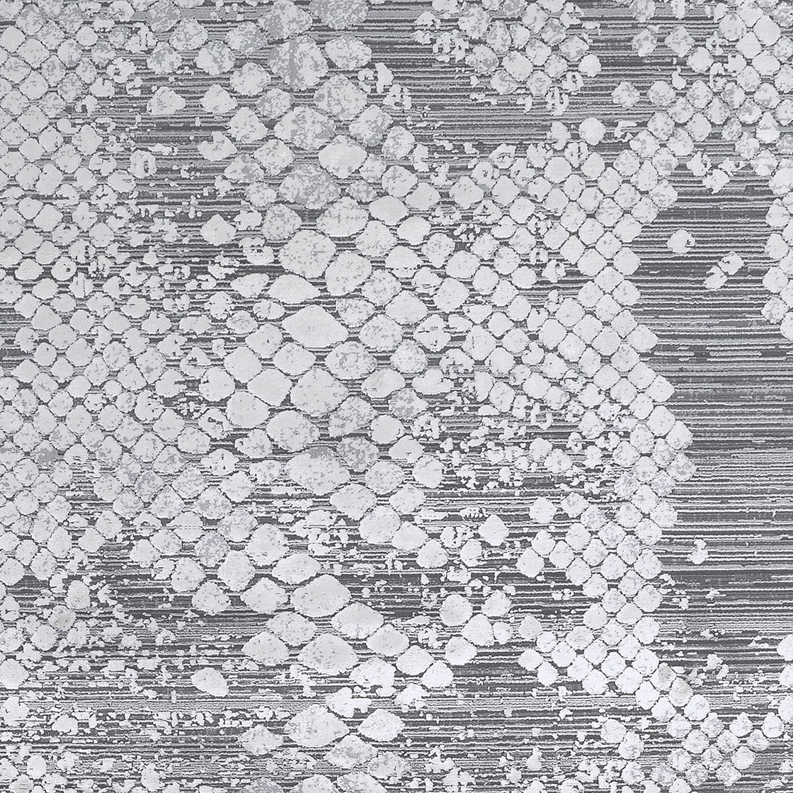 Couristan Siena Inverno 6'6" x 9'6" Grey-Ivory Area Rug