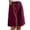 Wine-crochet beach pants, variant on Dazajoo Jean Shorts for Women High Elastic Waisted Knee-Length Shorts Summer Casual Loose Denim Bermuda Shorts with Pockets,Dark Blue,M