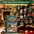thumbnail image 2 of 24 Day Christmas Brick Ornament Advent Calendar, 24pcs Mini Christmas Ornaments with Hanging Loops, DIY Building Blocks Set for Christmas Tree, Holiday Decorations, 2 of 9