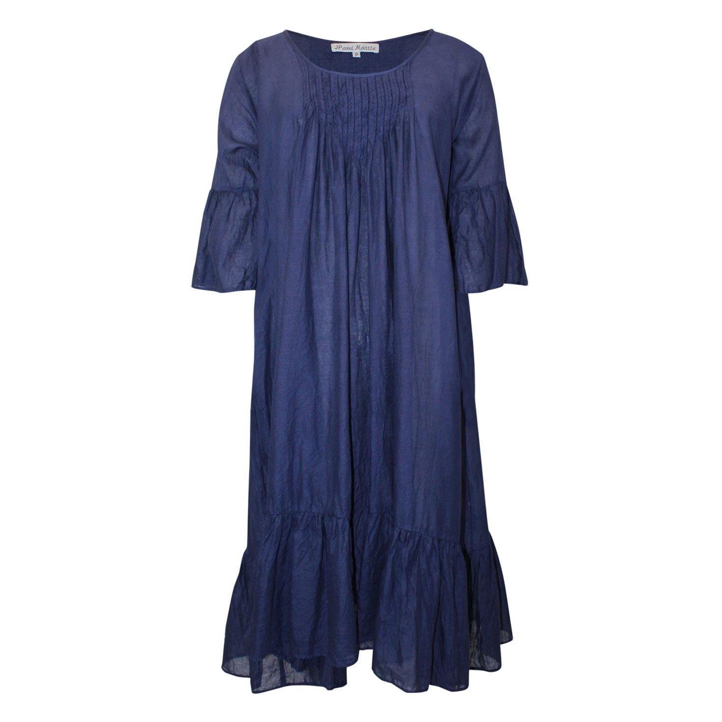 Papillon Papillon Womens Pleated Button Down Dress