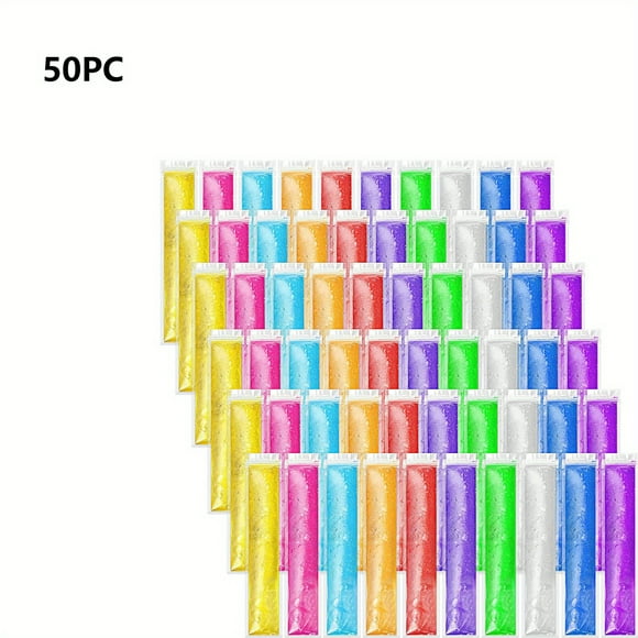 20/50/100pcs Disposable Ice Popsicle Mold Bags, BPA Free Freezer Tubes With Zip Seals, For Healthy Snacks, Yogurt Sticks, Juice & Fruit Smoothies, Ice Candy Pops, Comes With A Funnel
