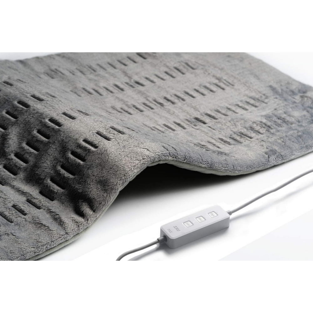 ZXU XL Electric 30s Fast Heating Pad with for Pain/Relief Moist and Dry