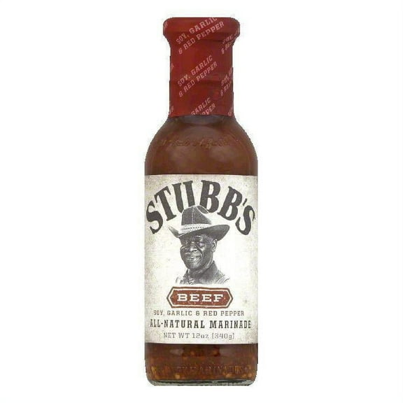 Stubb's Marinade Beef, 12 OZ (Pack of 6)