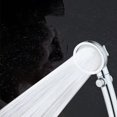 thumbnail image 4 of Cabezal de ducha presurizado (ajuste de tres velocidades, parada de agua con un solo toque, círculo blanco y azul), 4 of 5