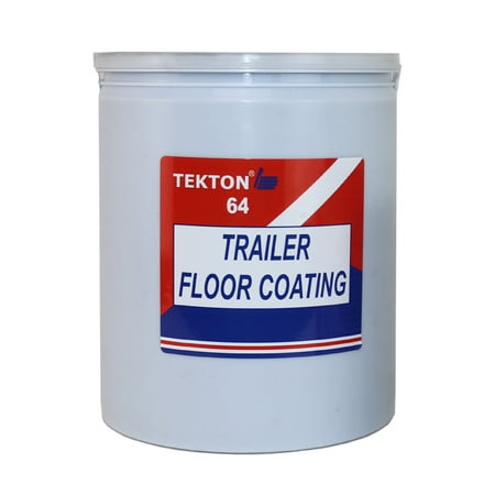 Trailer Floor Coating Paint Protects Trailer Floor, Walls and Ramps. Grey