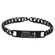thumbnail image 2 of Pulsera de cadena de eslabones Regalos para el Día del Padre Regalos para el Día del Padre Regalos para el Día de San Valentín negro, 2 of 9
