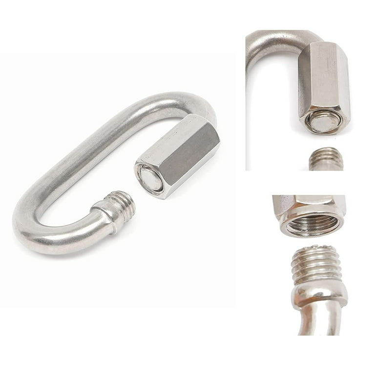 2pcs Silver Stainless Steel Clothes Hanger Connector Chain
