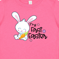 thumbnail image 4 of Inktastic My 1st Easter with Cute Bunny and Carrot Boys or Girls Baby T-Shirt, 4 of 5