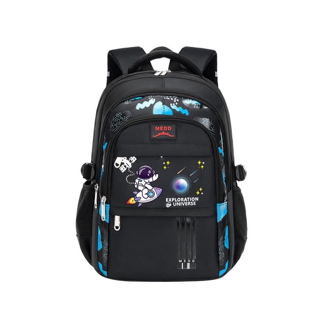 Mochila escolar para estudiantes de primaria, grado masculino 1-3-6, moderna, ligera, reducción de carga, protección de la columna vertebral, gran capacidad, mochila para niños, mochila, mochila para