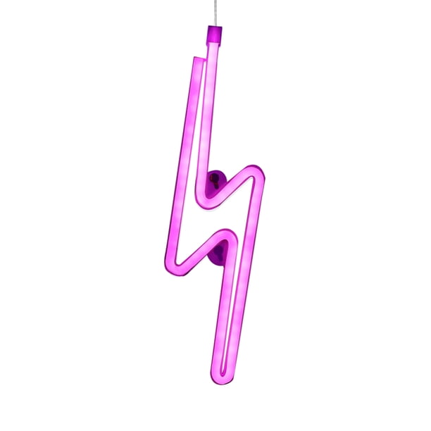 Luz De Noche Led Con Forma De Relámpago, Letrero De Neón Con Pilas Usb Decorativo Para Fiesta En Casa, Sala De Estar, Regalo Para Niños seitruly HA025014-01