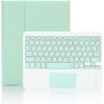 thumbnail image 1 of Étui de Protection pour Clavier avec Clavier Sans Fil Détachable 3.0 Pavé Tactile/emplacement pour Stylo Compatible avec iPad Pro 11(2018/2020), 1 of 8